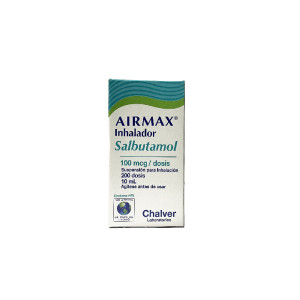AIRMAX 100/MCG INHALADOR FRASCO 10 ML X 200 DOSIS